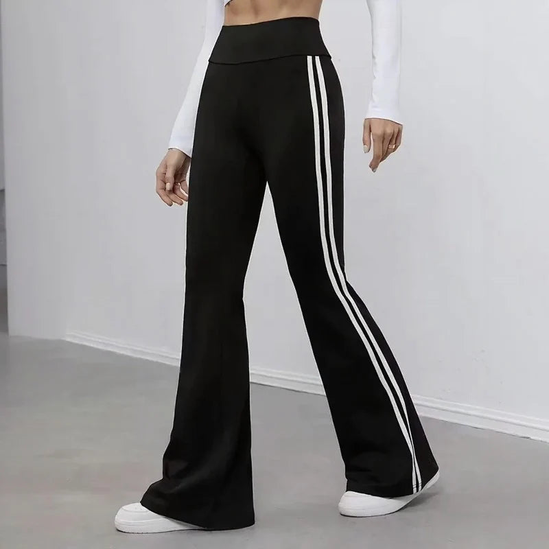 Women's High Waist Flare Pants