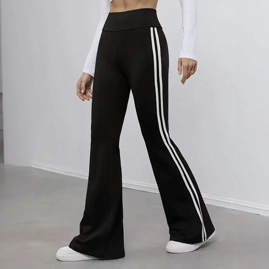 Women's High Waist Flare Pants