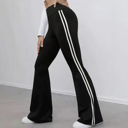 Women's High Waist Flare Pants