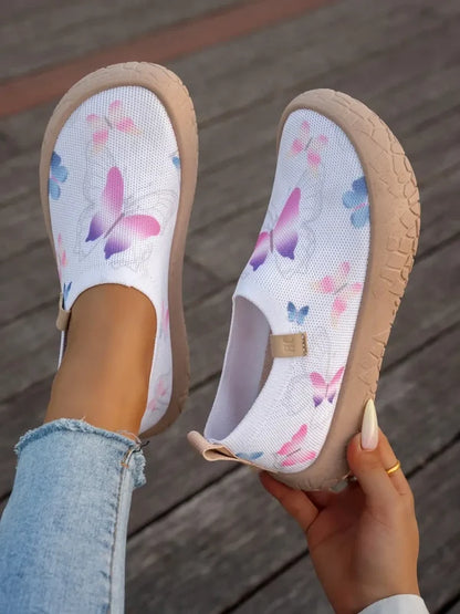 Women’s Knitted Lace-Up Sneakers