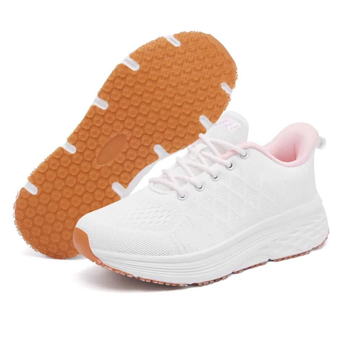 Women's Lace-Up Knit Sneakers