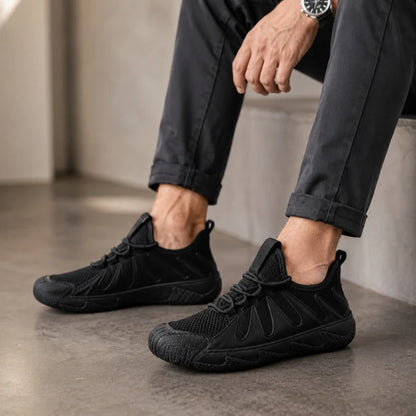 Men's Textured Panel Sneakers