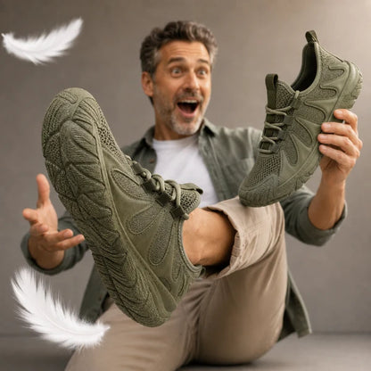 Men's Textured Panel Sneakers