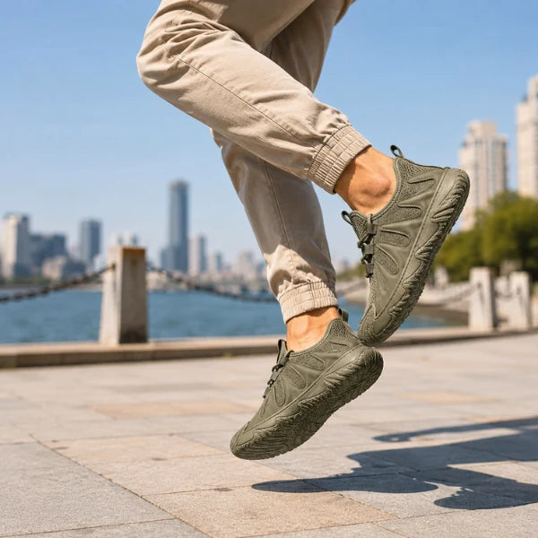 Men's Textured Panel Sneakers