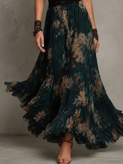 Women’s Floral Tiered Dress