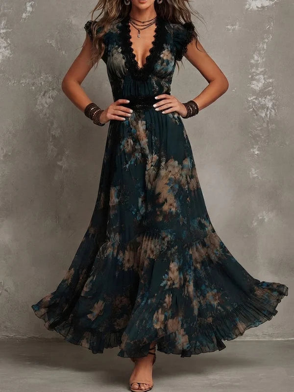 Women’s Floral Tiered Dress