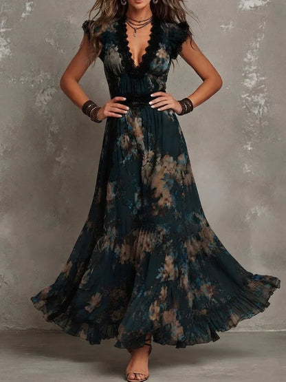 Women’s Floral Tiered Dress
