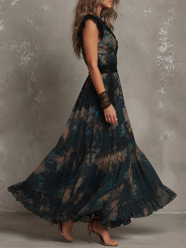 Women’s Floral Tiered Dress