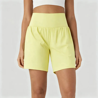 Women's Super High-Waisted Cool Touch Yoga Shorts