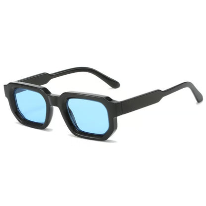 Unisex Vintage Rectangle Frame Sunglasses