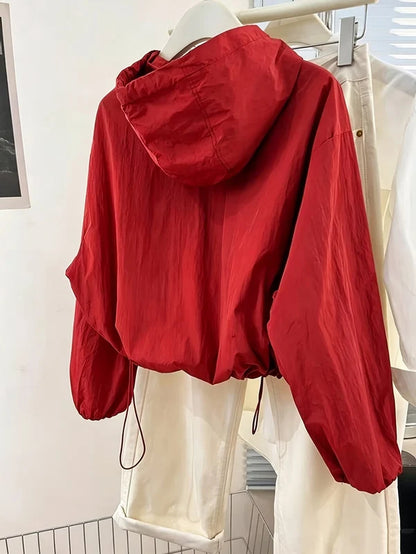Women's Hooded Zip-Up Jacket