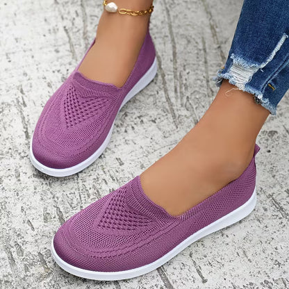 Women's Knit Slip-On Casual Sneakers