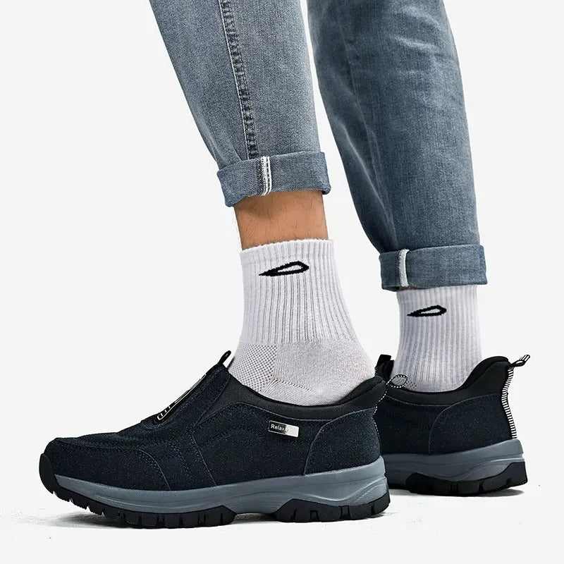 Men's Textured Slip-On Casual Shoes