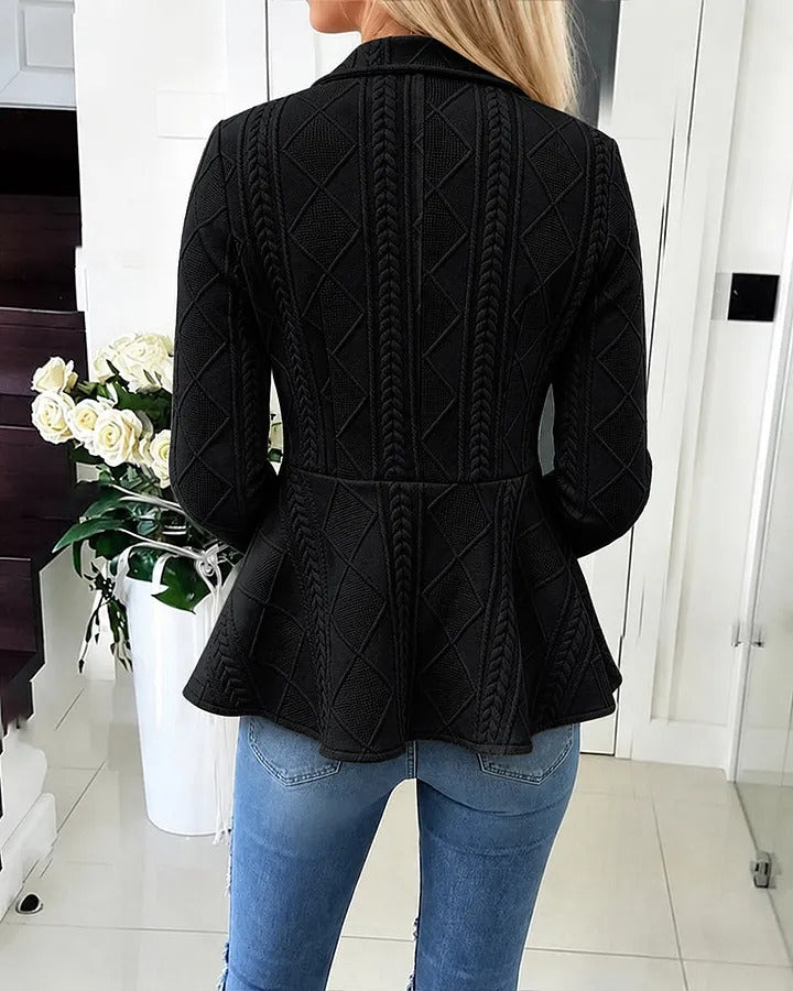 Women's Argyle Button Cardigan