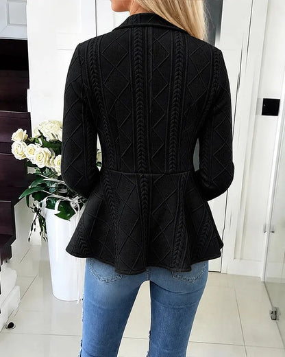 Women's Argyle Button Cardigan