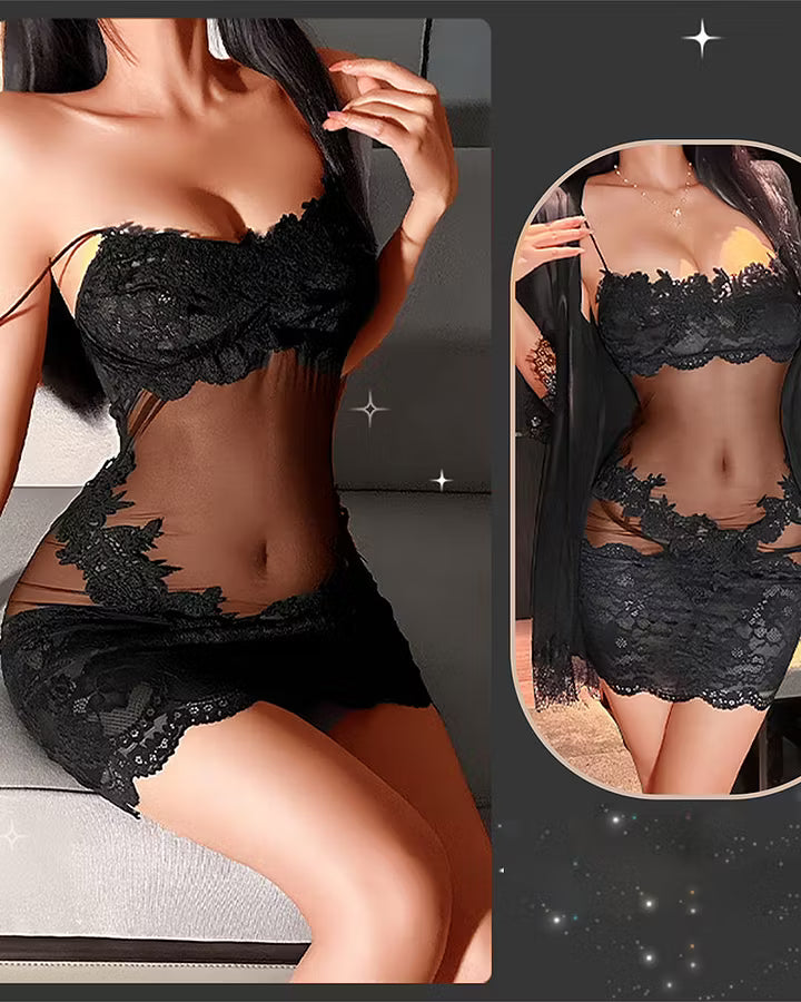 Women's Lace Pajama Set