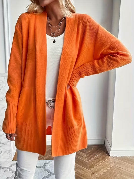 Women’s V-Neck Long Cardigan