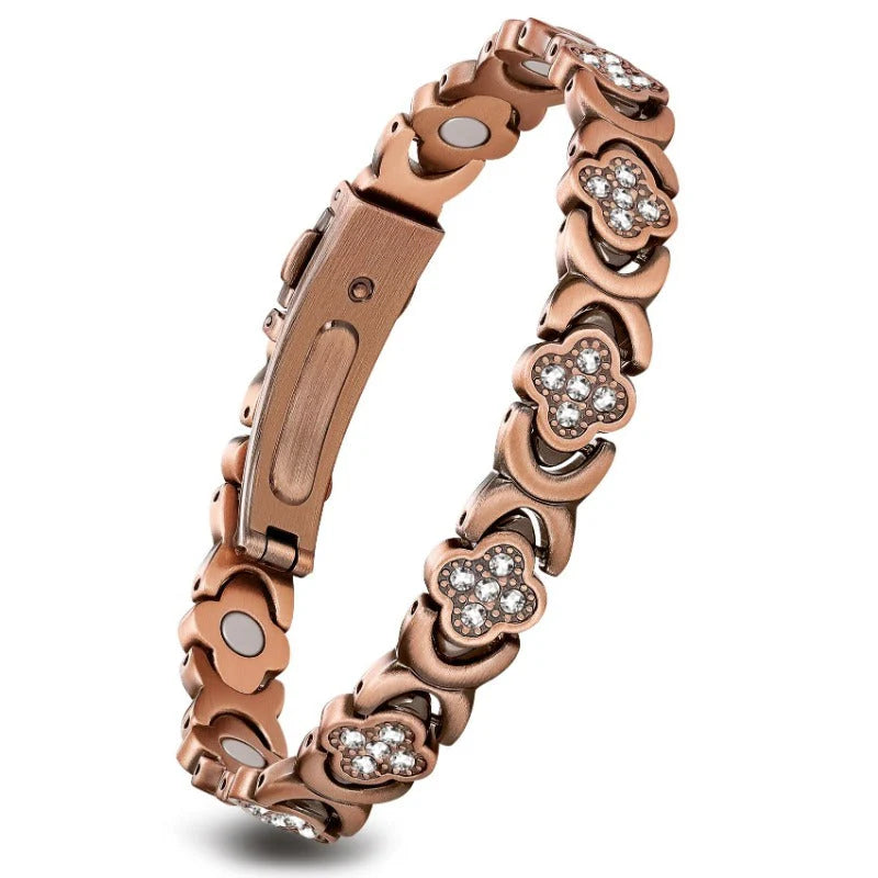 Crystal Embellished Link Bracelet