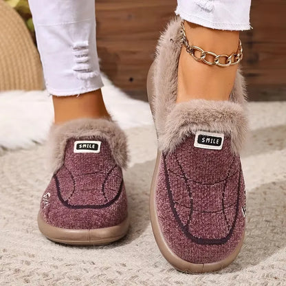 Women’s Fuzzy Slip-On Shoes
