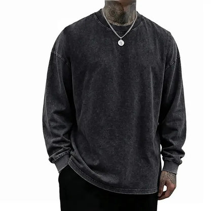 Men's Oversized Washed Casual Shirt