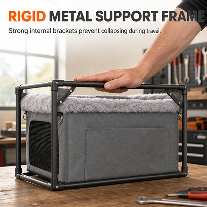 Pet Car Travel Bed with Raised Sides