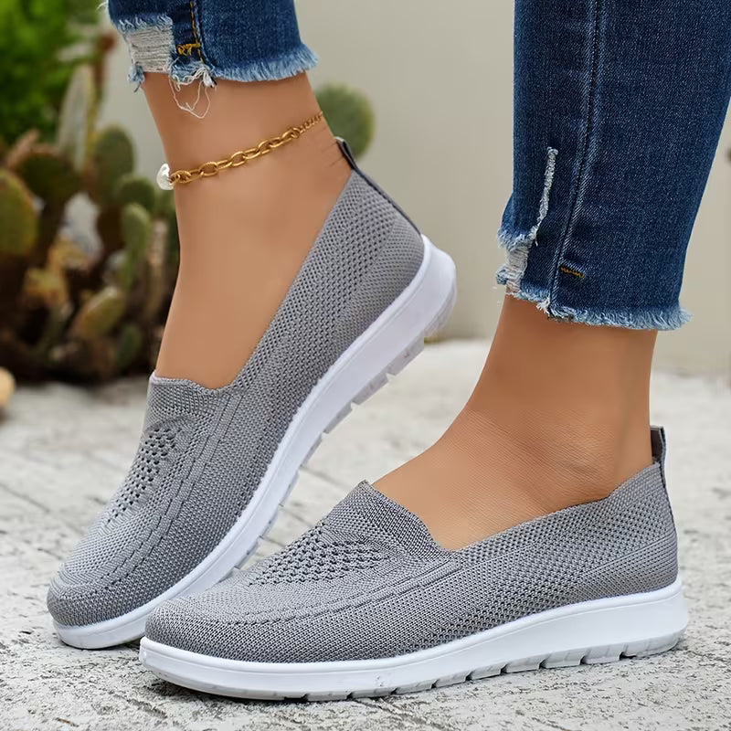 Women's Knit Slip-On Casual Sneakers