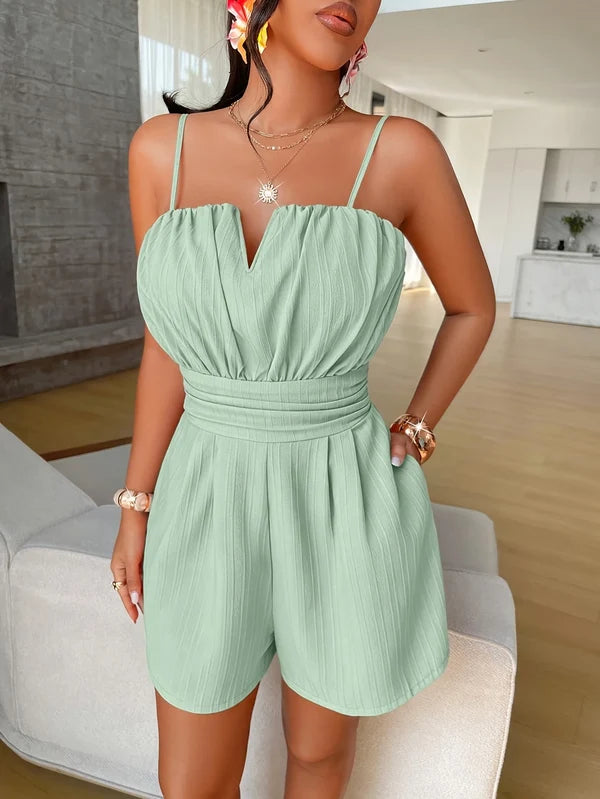 Women's Pleated Jumpsuit