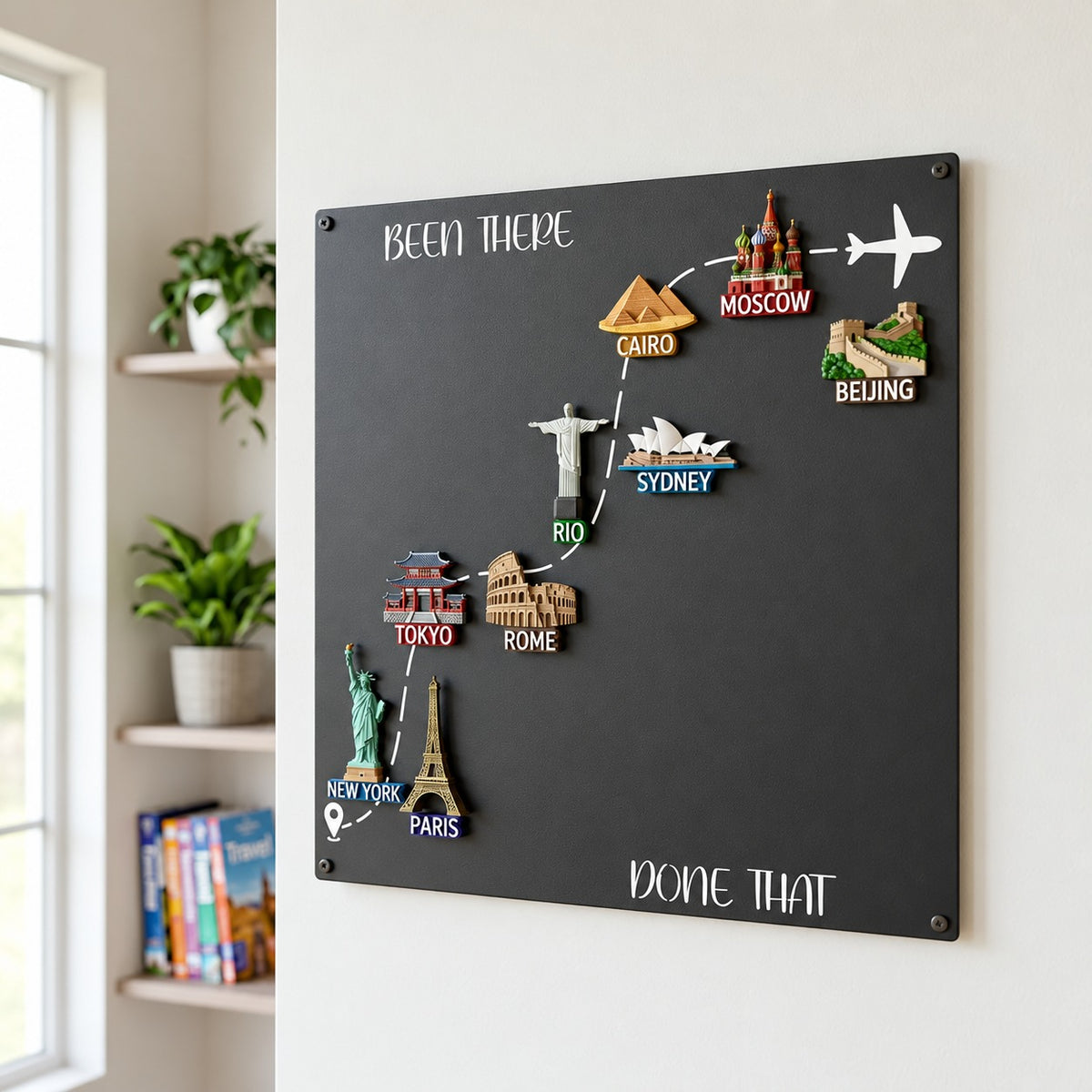 Travel Souvenir Magnet Display Board