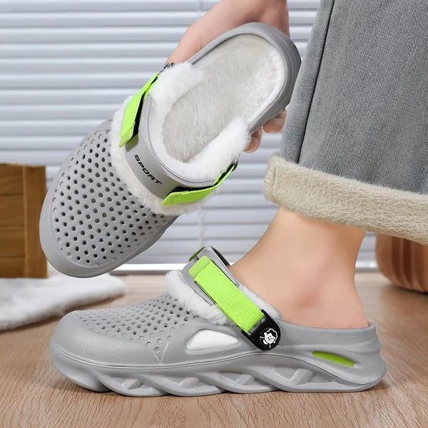Men’s Ventilated Plush-Lined Clogs
