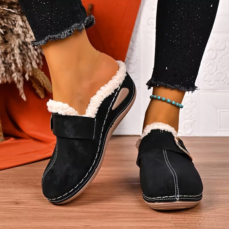 Women's Buckle Mules