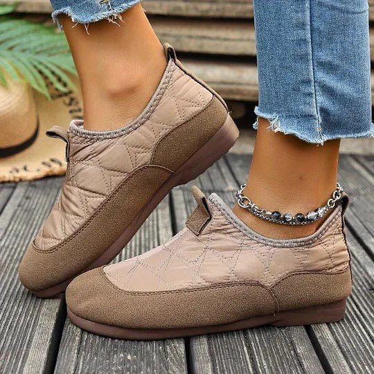 Women's Quilted Slip-On Flats