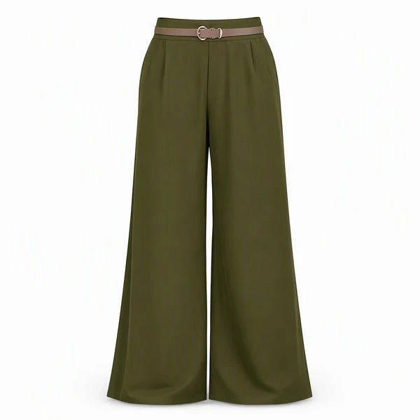 Women's High-Waisted Wide-Leg Pants