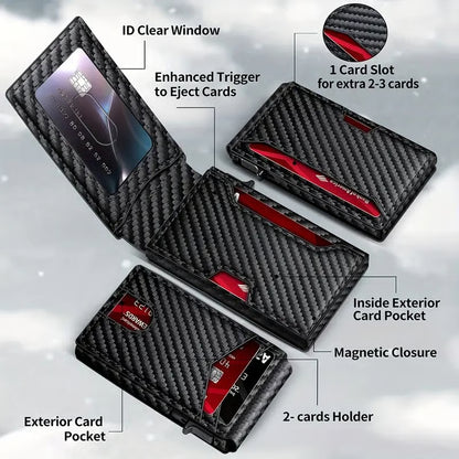 Men's Pop-Up RFID Card Wallet