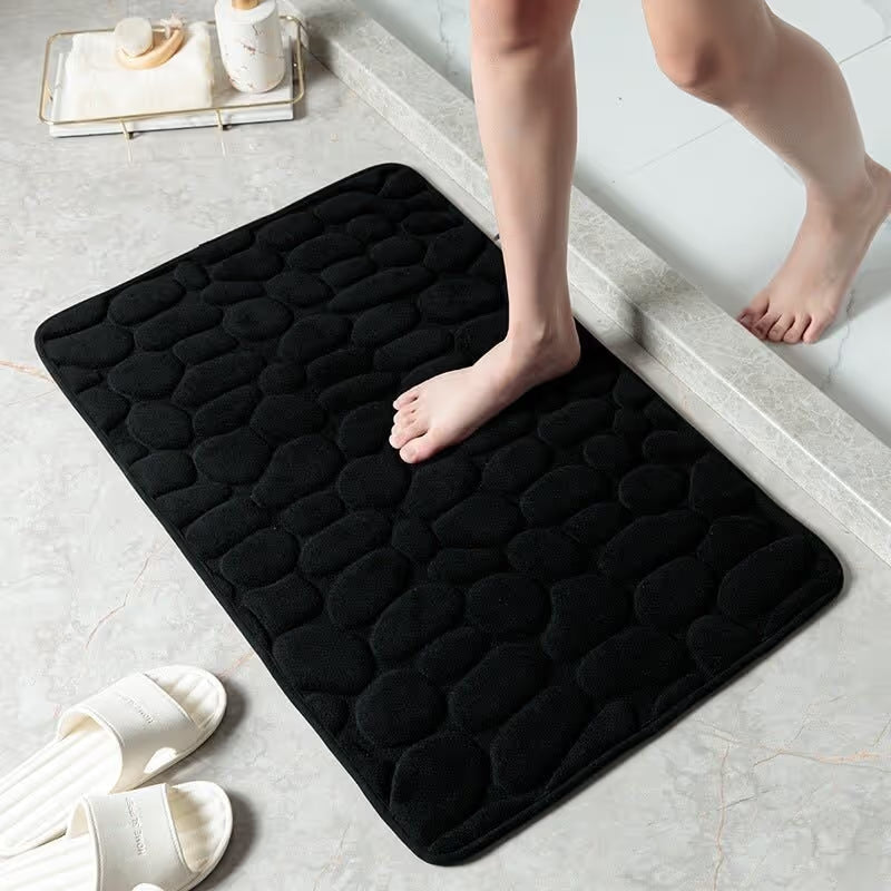 Cobblestone Pattern Bath Mat
