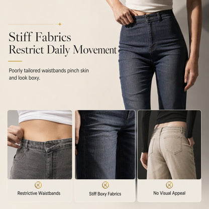 Women's Lace Panel Wide-Leg Pants
