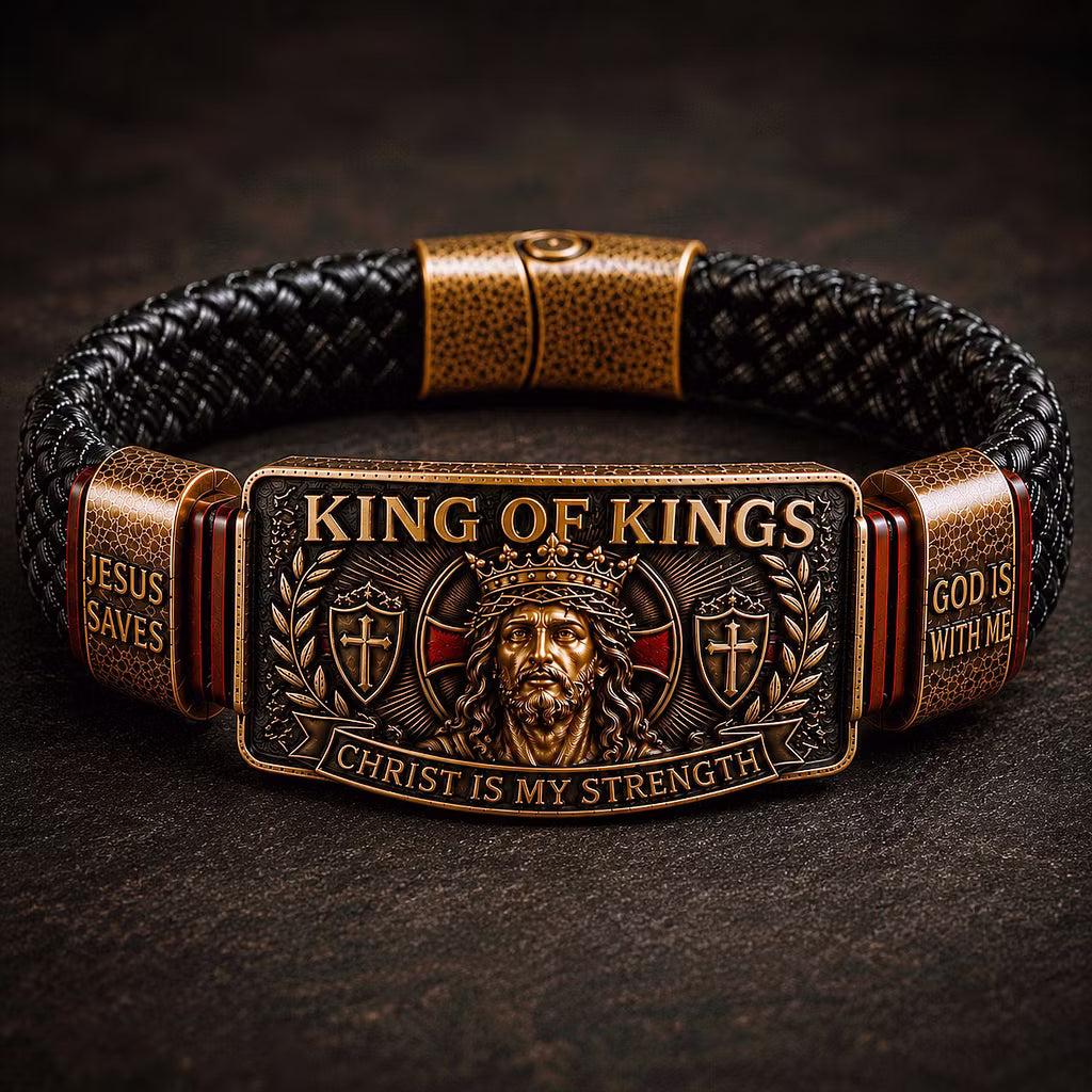 Inspirational Engraved Faith Wristband
