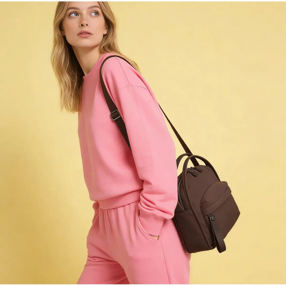 Women's Zip Top Shoulder Bag
