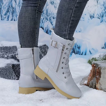 Women's Mid-Calf Lace-Up Boots