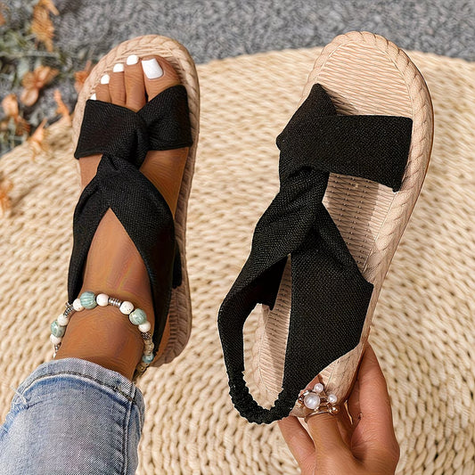 Women's Crisscross Slingback Flat Sandals