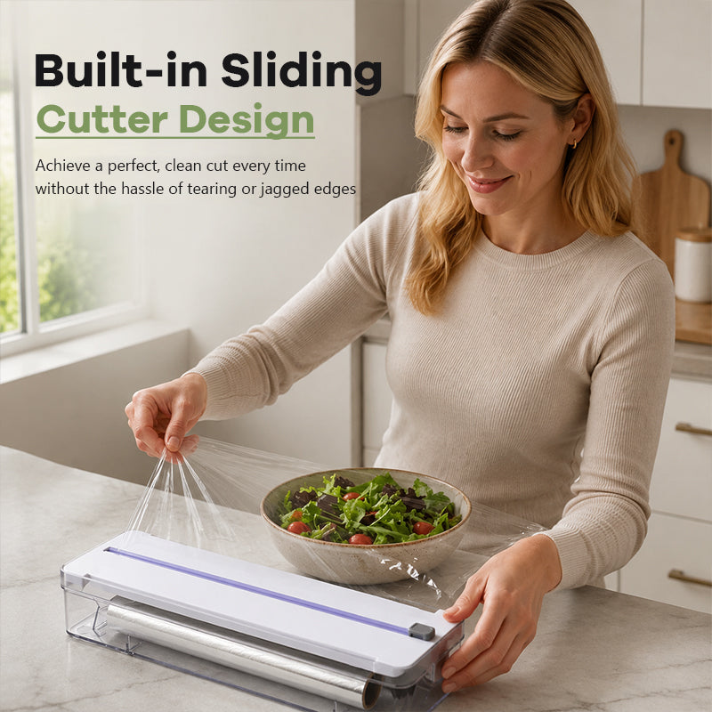 Kitchen Wrap Storage and Cutting Box