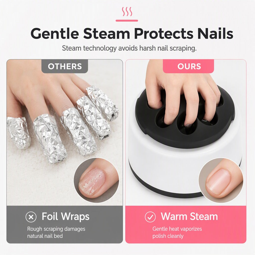 Electric Steam Nail Polish Remover