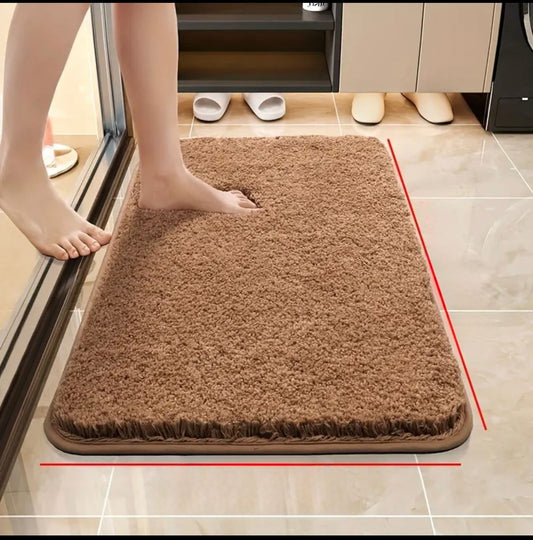 Winter Sun Plush Bathroom Mat