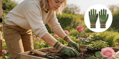 Textured Grip Gardening and Work Gloves