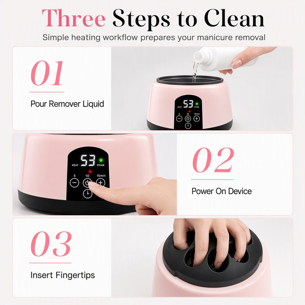 Electric Steam Nail Polish Remover