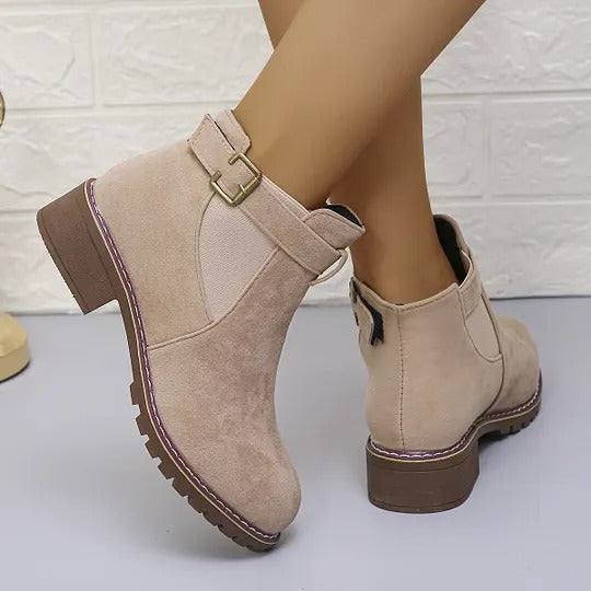 Women's Buckle Ankle Boots