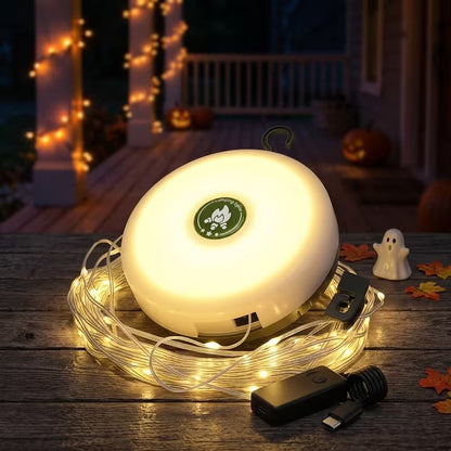 Portable Retractable Camping String Lights