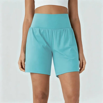 Women's Super High-Waisted Cool Touch Yoga Shorts