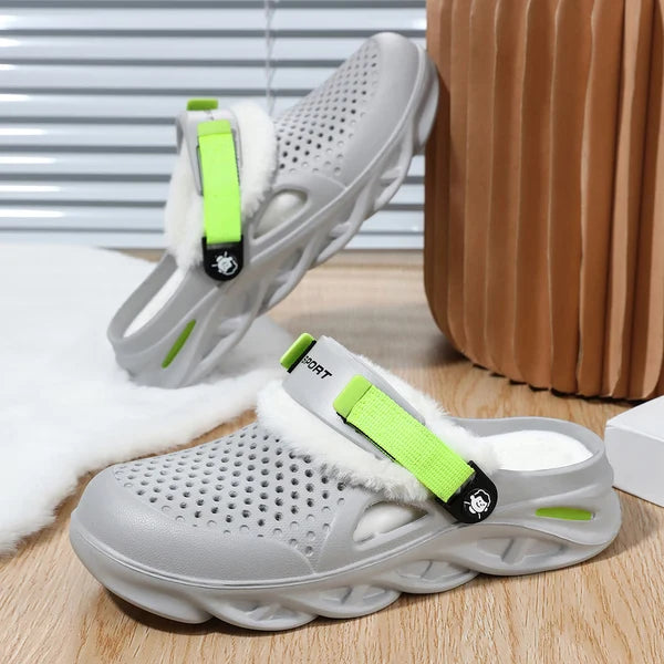 Men’s Ventilated Plush-Lined Clogs