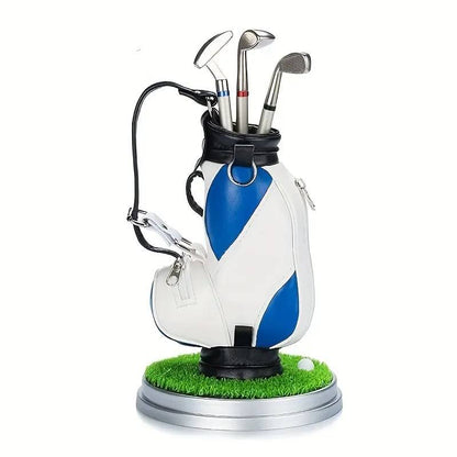 Golf Bag Pen Holder with 3 Pen Set