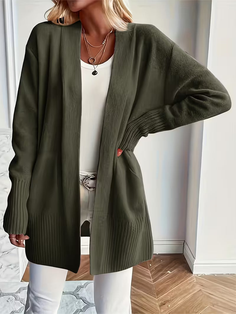 Women’s V-Neck Long Cardigan